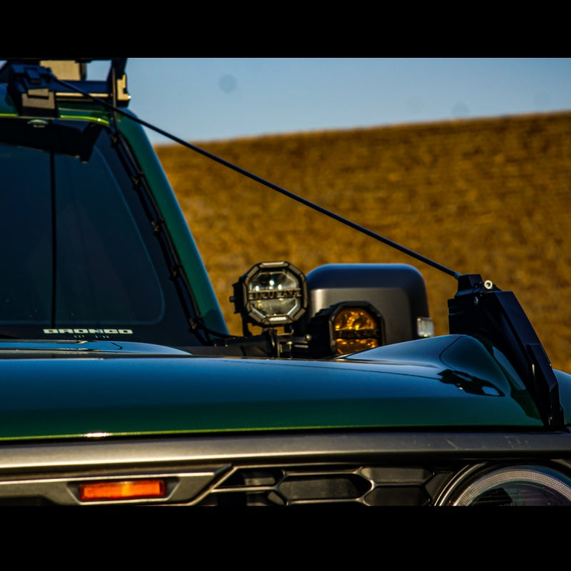 Jungle Branch Deflector With Fender Mirror